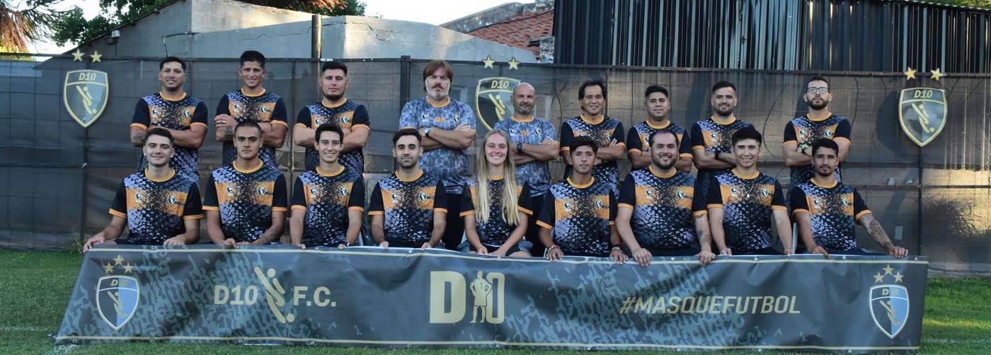 Integrantes del cuerpo técnico de D10 Football Club